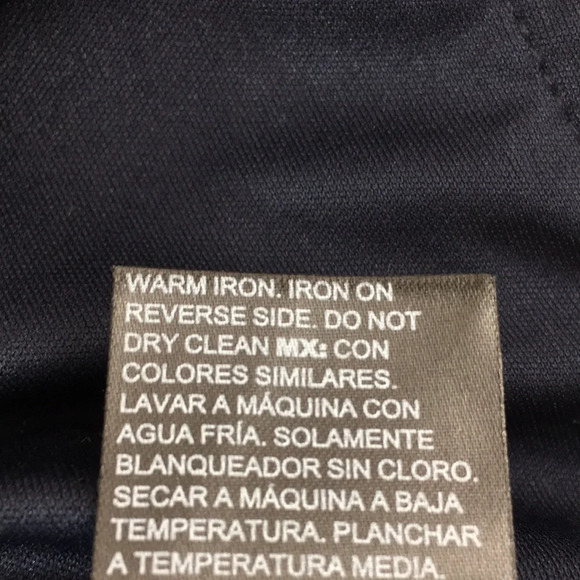 3/$20 Chico’s Travelers Navy Tunic Top Womens 0P Small Petite 3/4 Sleeve Scroll‎ - Picture 9 of 15